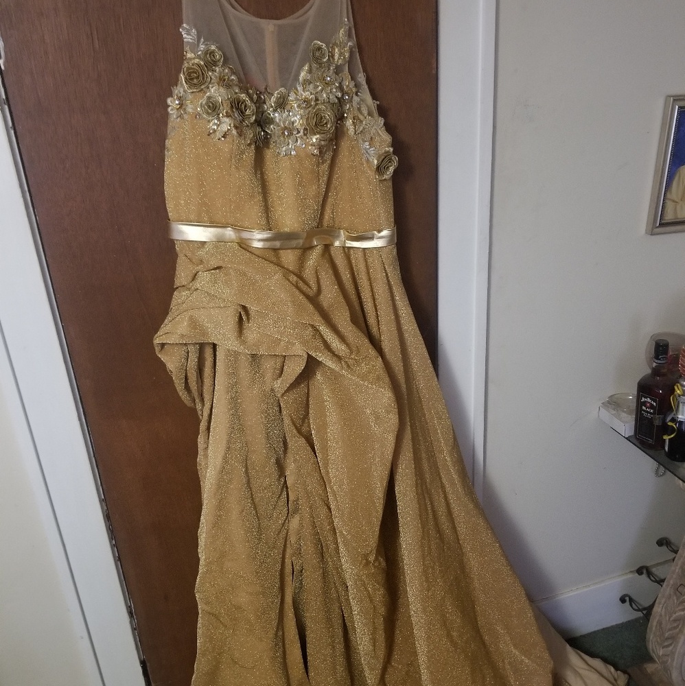 A Gold evening gown!